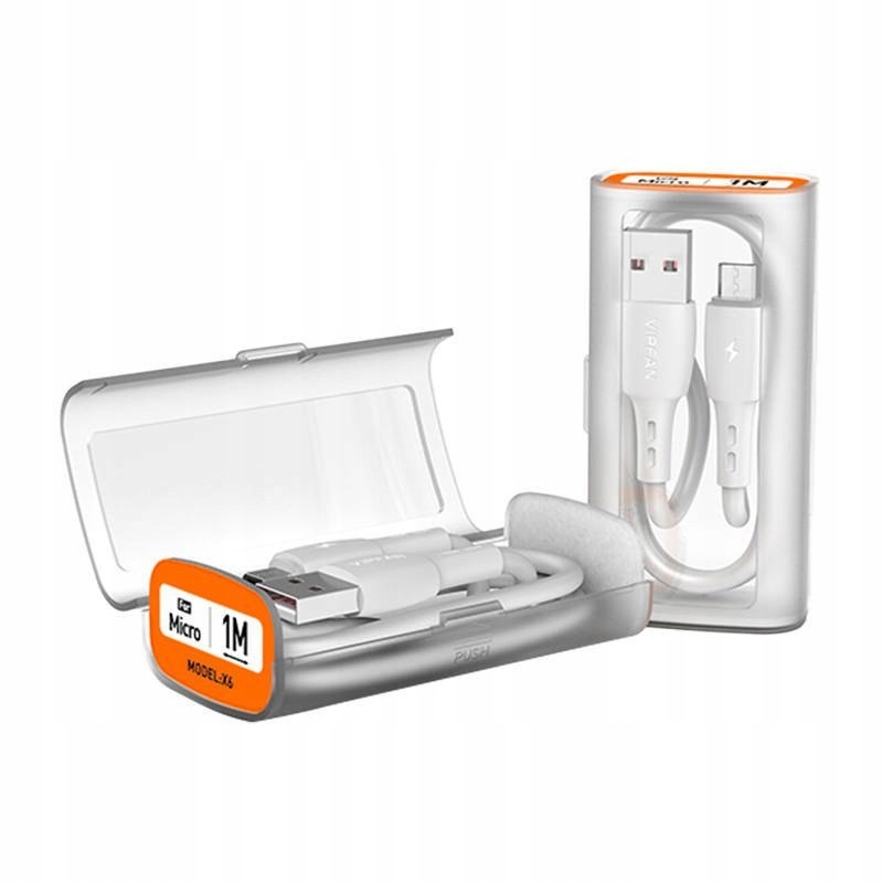 

Vipfan Kabel Usb Do Micro Usb 3A Mocny Etui 1m