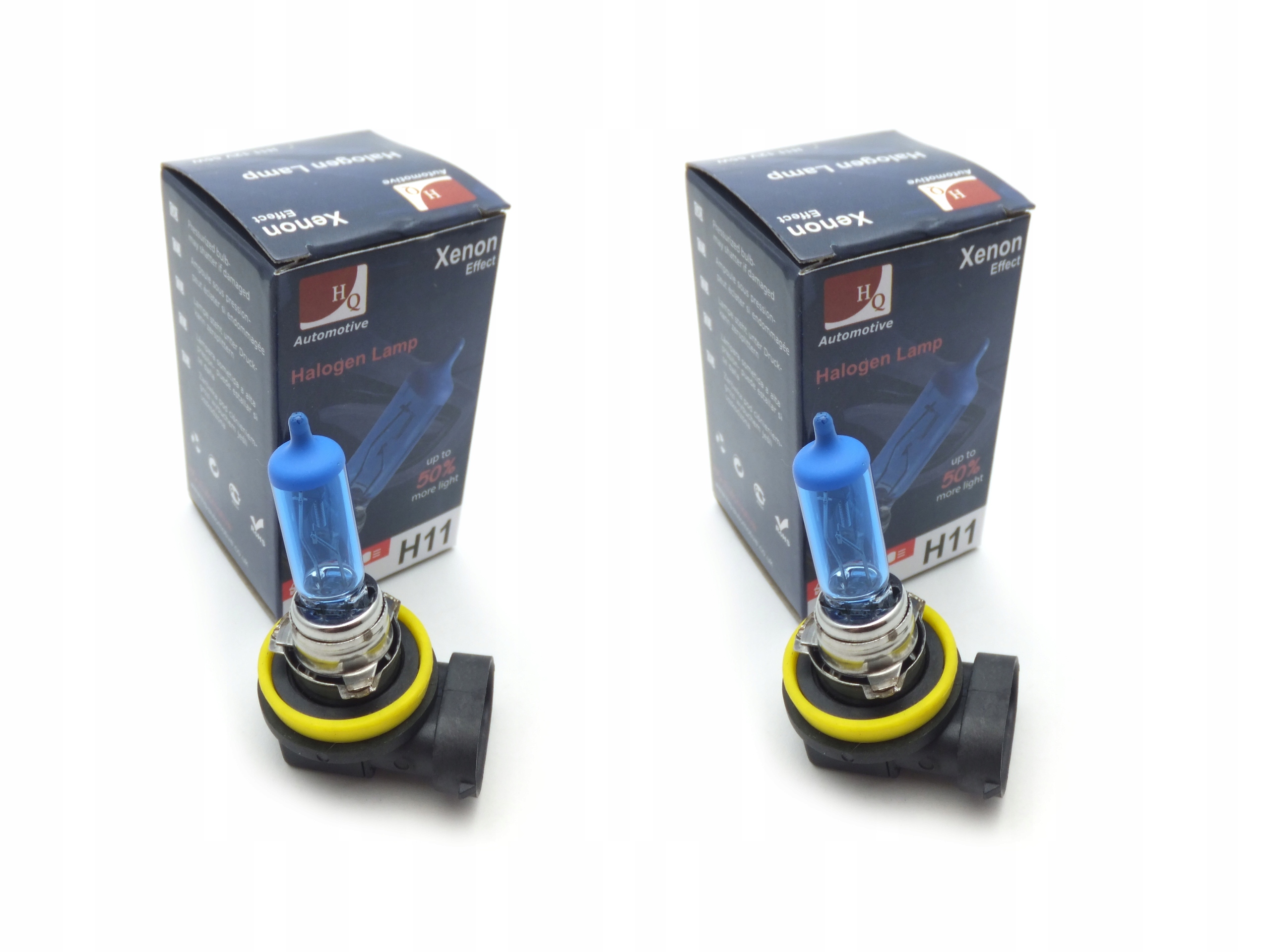 

2x H11 Xenon Efekt 12V 55W Zimna Biel + W5W Ksenon