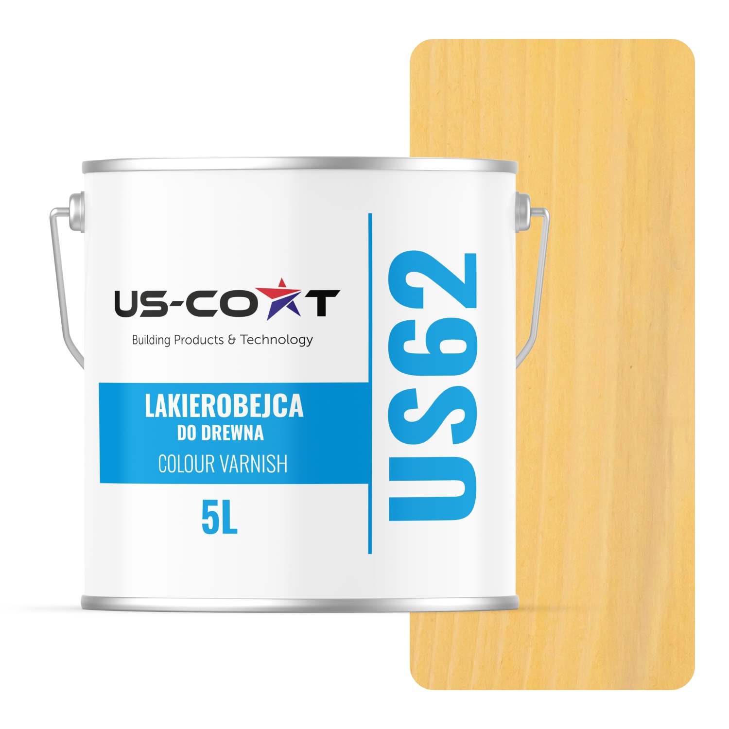 Lakovník Na Dřevo 3V1 Extra Lazura Barva Borovice Satén 5L Ochranný Uv