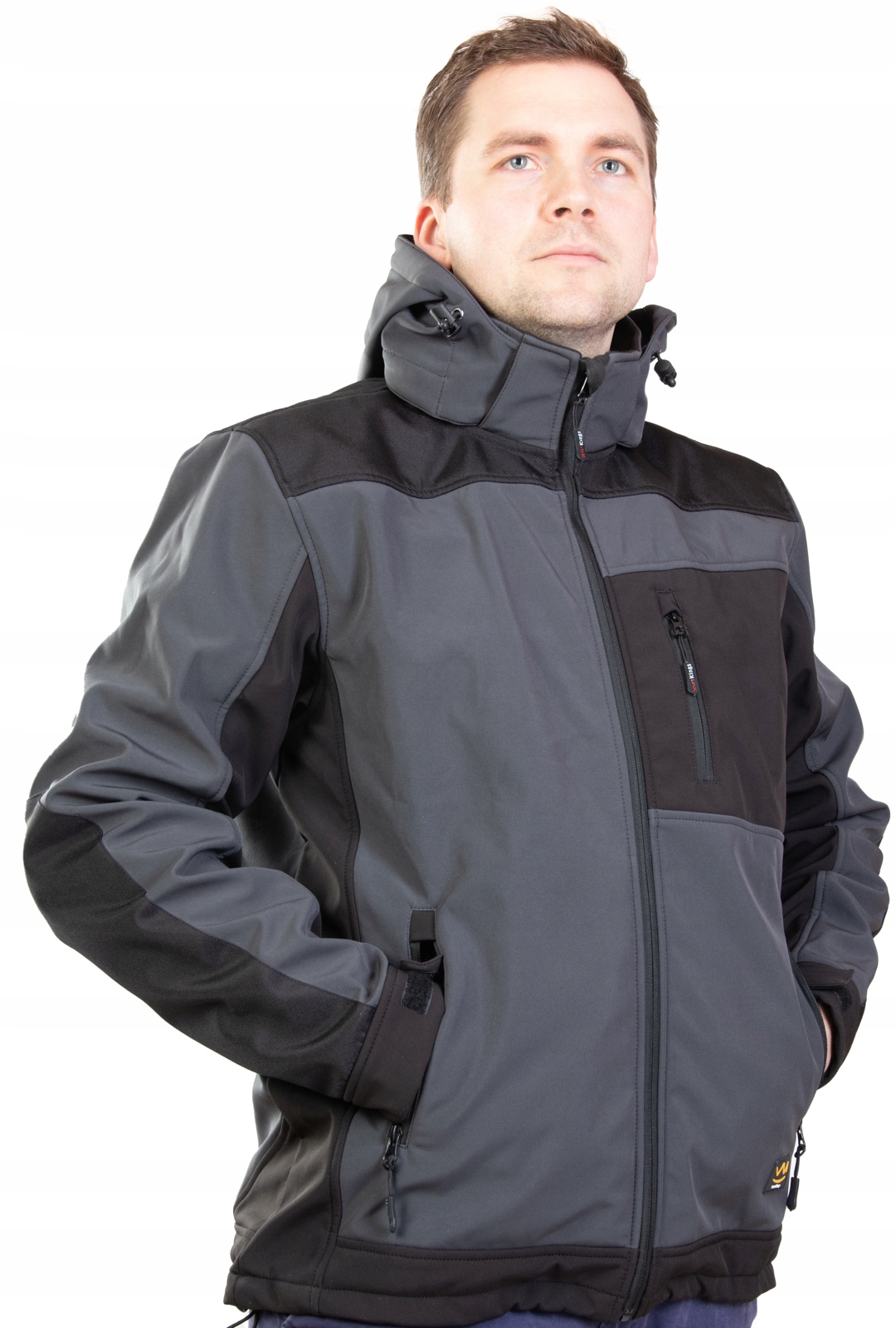 Kurtka robocza ciepły Softshell z kapturem M