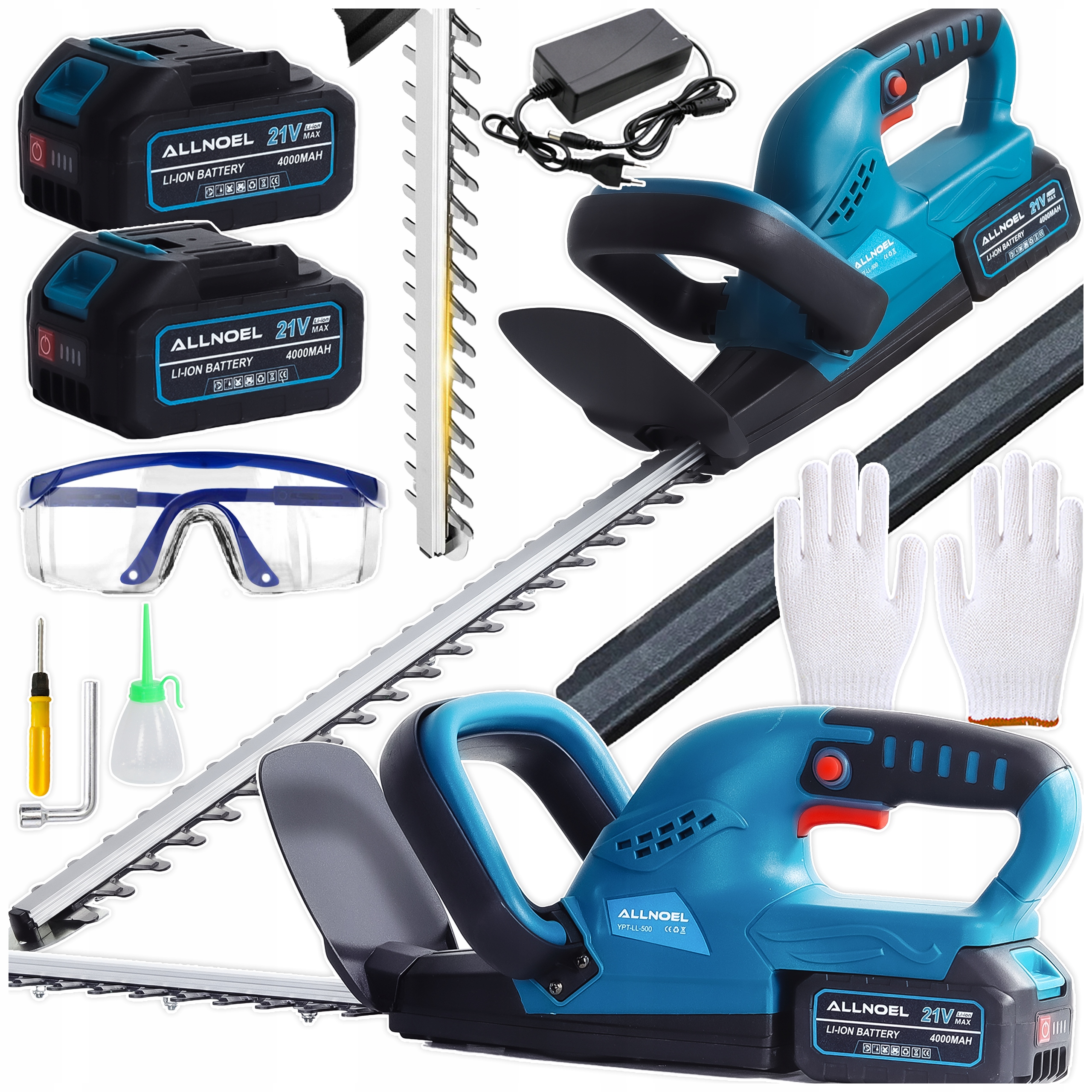 Akumulátorové Nožnice Na Strihanie Živého Plota 52 CM 2X Bezkartáčové