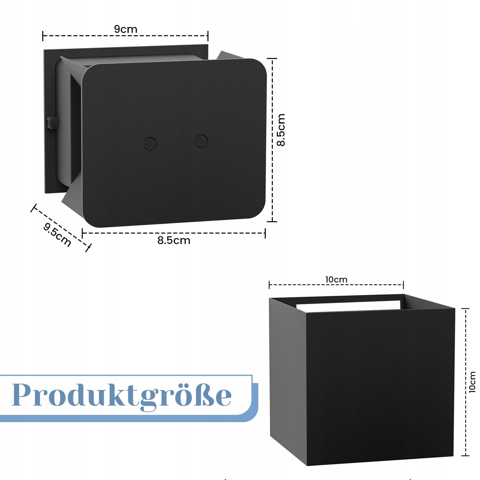Zestaw 2 Lamp LED Zewnętrznych Up Down Czarnych Na Ścianę G9 IP65 KOWANIE — miniatura 8