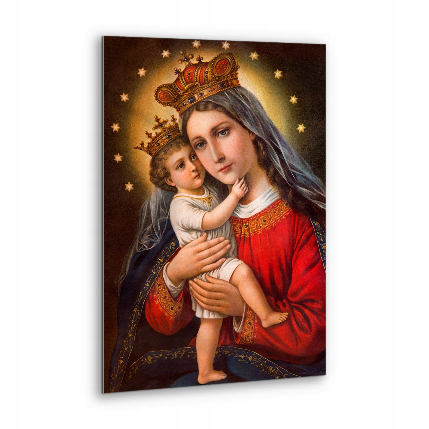 Nástěnný obraz Sklo Madona Panna Maria
