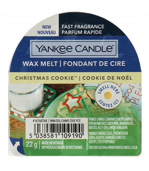 

Yankee Candle wosk Christmas Cookie Święta
