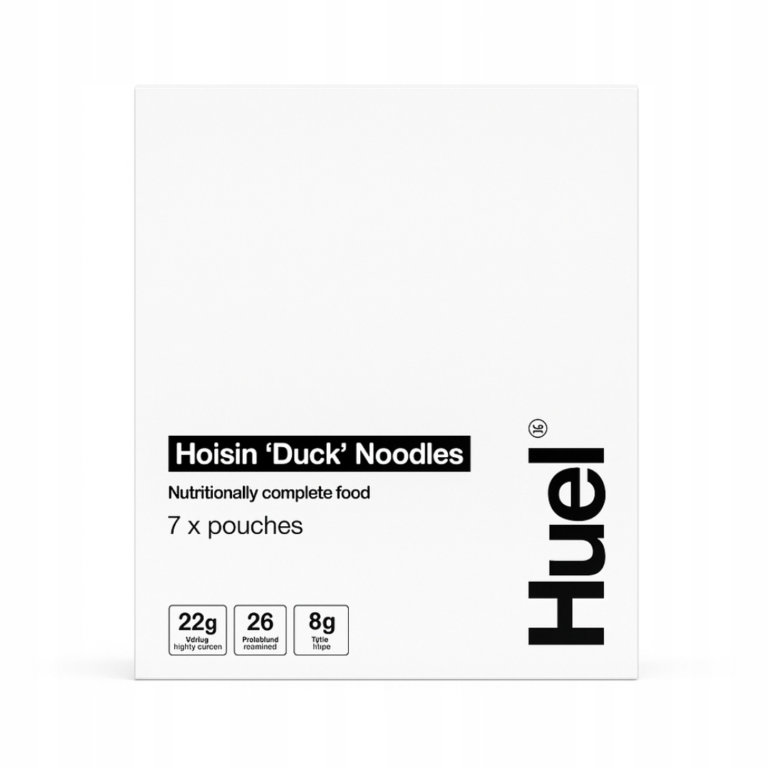 Levně Huel Hot & Savoury Nudle s veganskou omáčkou v omáčce hoisin, 7 jídel
