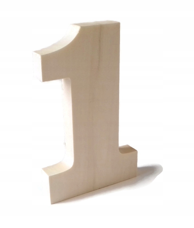 

Drewniany Numerek Stół weselny numery drewniane 1