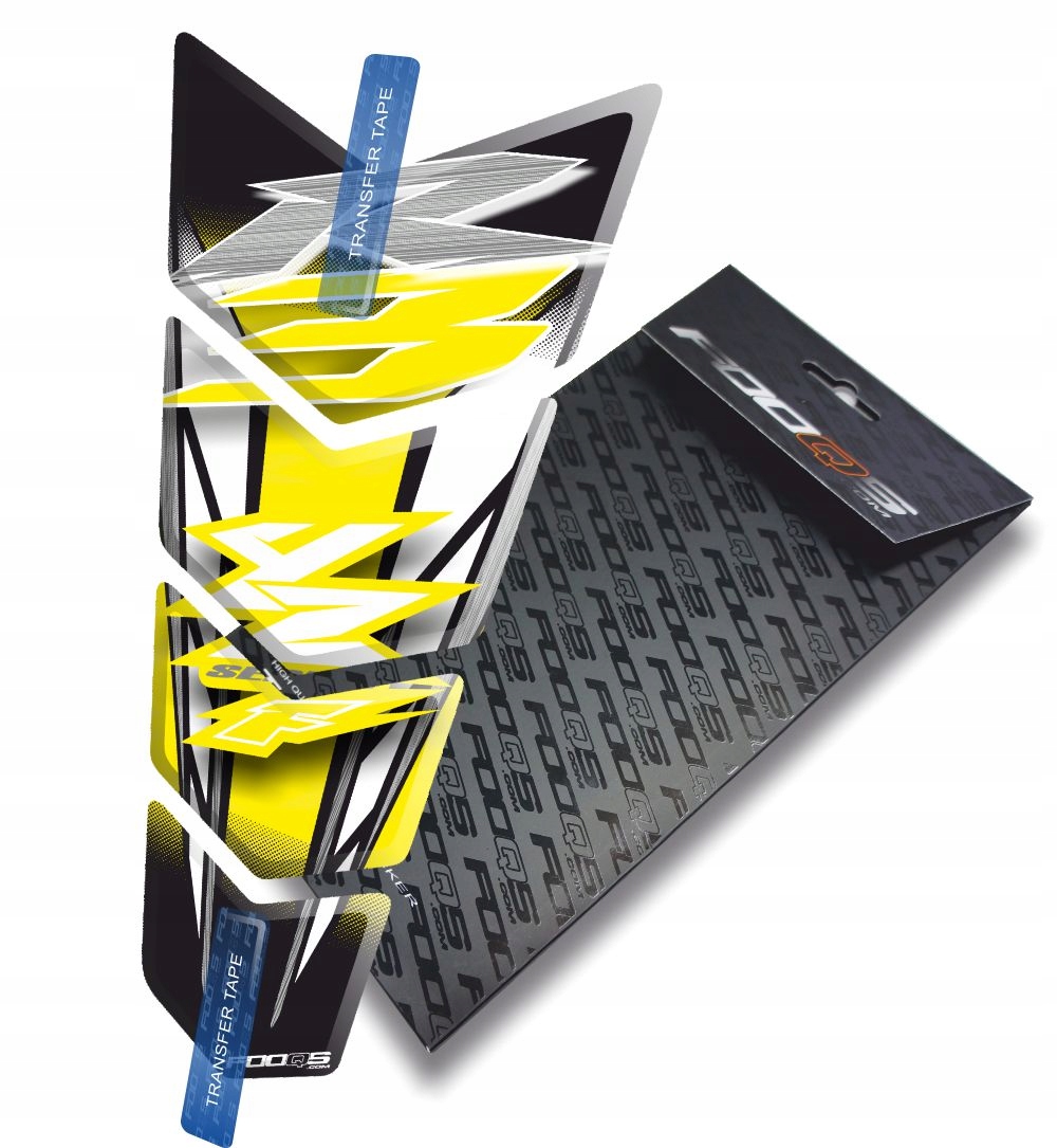 Tank-pad od firmy Fooqs pro Yamaha Yzf R3 R 3 Žlutý