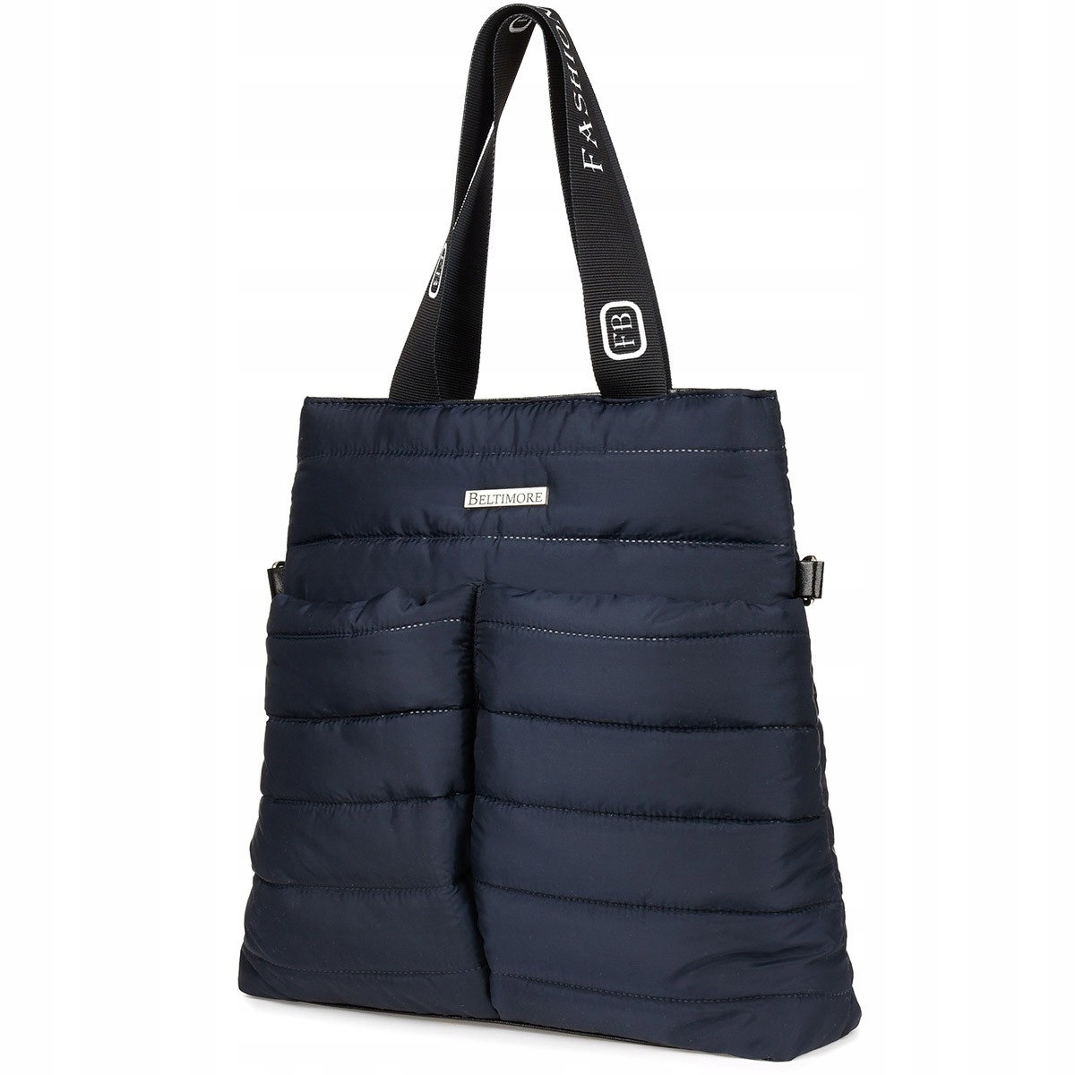 Tmavě modrá prošívaná dámská originální sportovní kabelka A4 W89