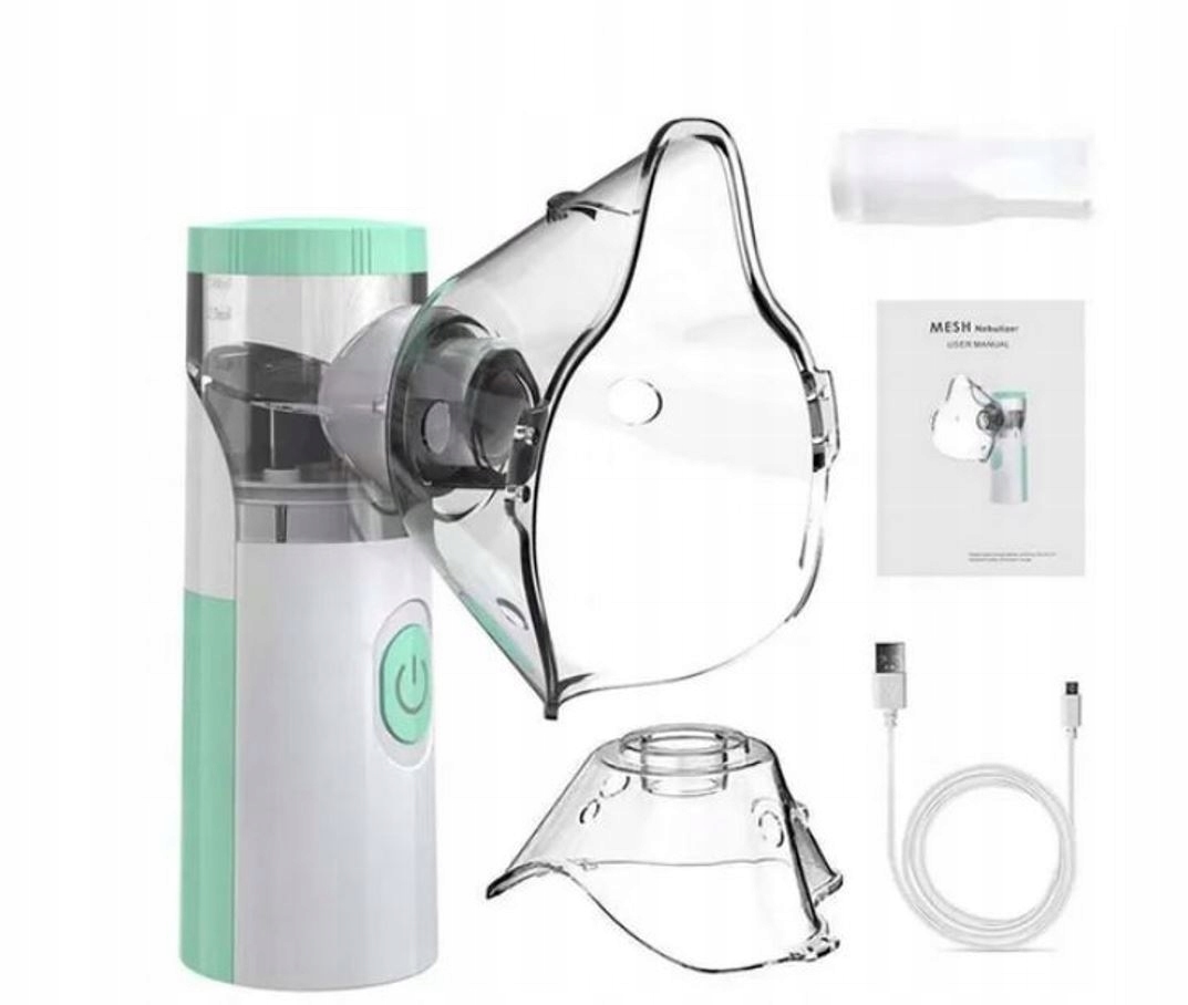 Inhalator Nebulizator Siateczkowy Przenośny Mesh Usb Cichy
