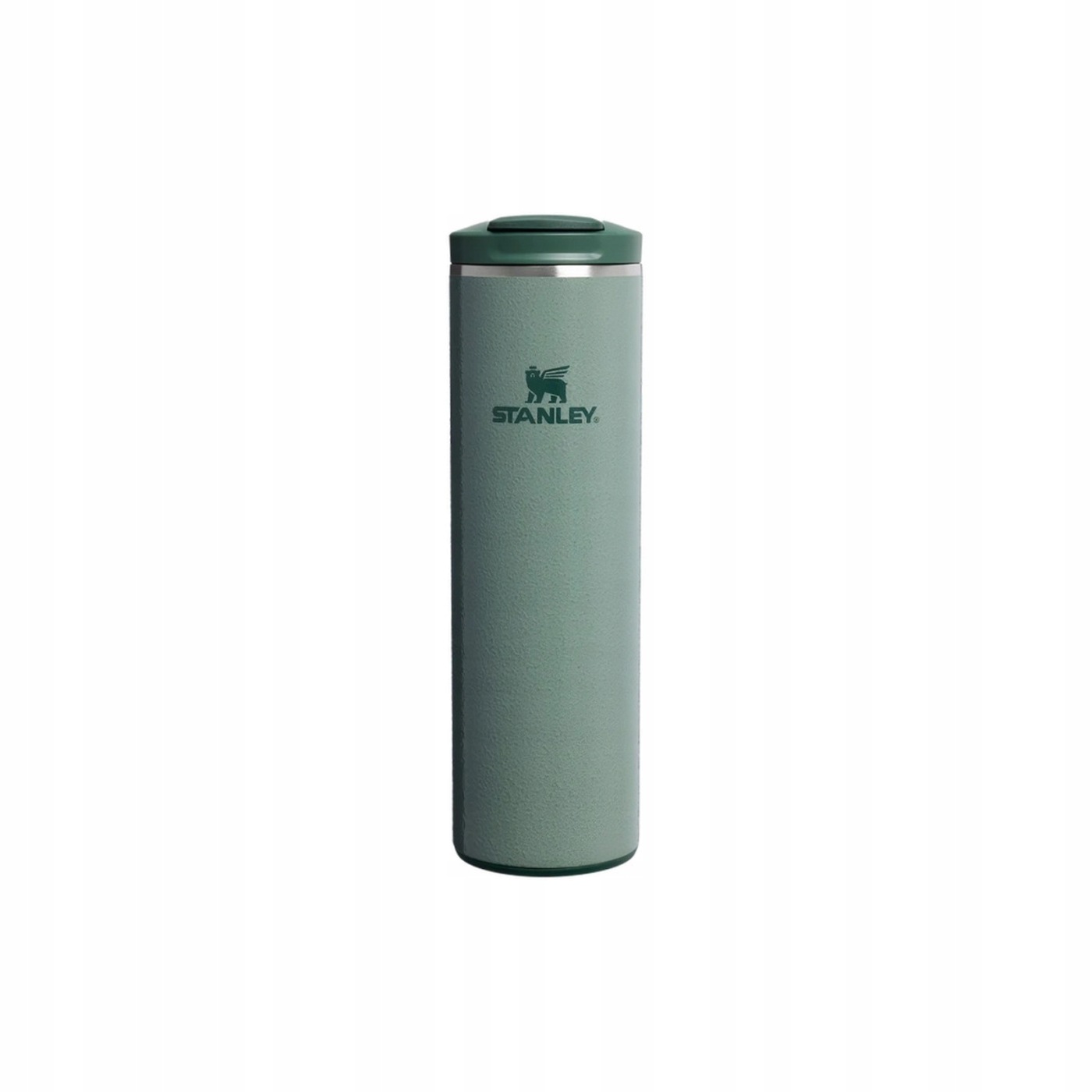 Termohrnek Stanley Transit Fliptop Hammertone Green – 470 ml, zelený
