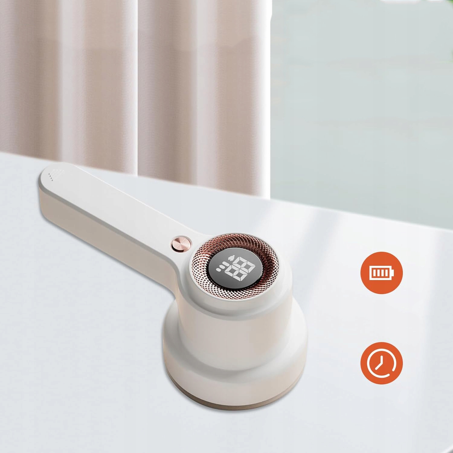 GOLARKA DO KŁACZKÓW, ŁADOWANA, ELEKTRYCZNA MASZYNKA DO USUWANIA KŁACZKÓW Kolor dominujący biały