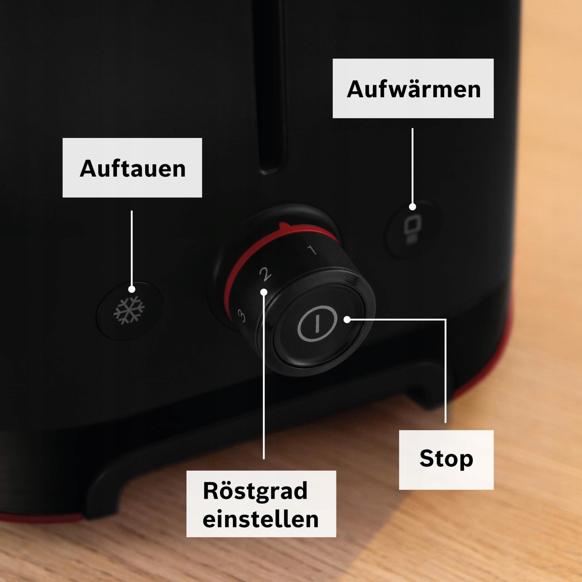 BOSCH Kompaktowy Toster MyMoment TAT3M123 Czarny 800W Z Funkcją Rozmrażania — miniatura 6