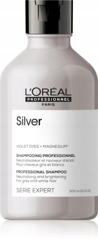 L'oreal Professionnel Serie Expert Silver Šampon Stříbrný Na Vlasy 300 ML