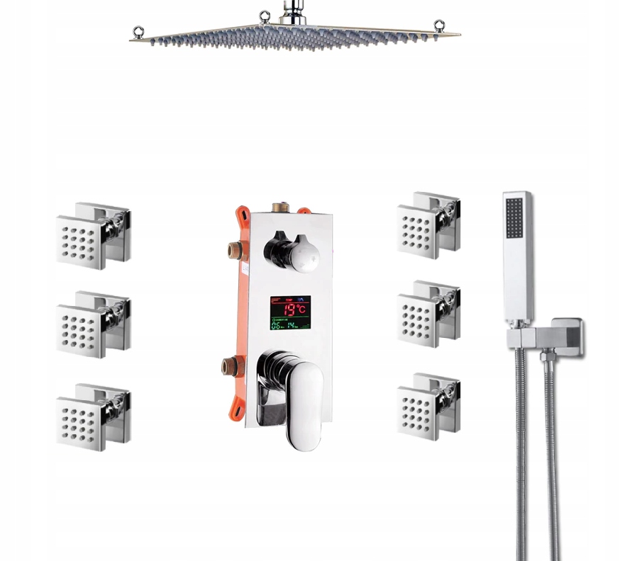 Set Podomietkový Led Hydromasážny Displej 50 cm