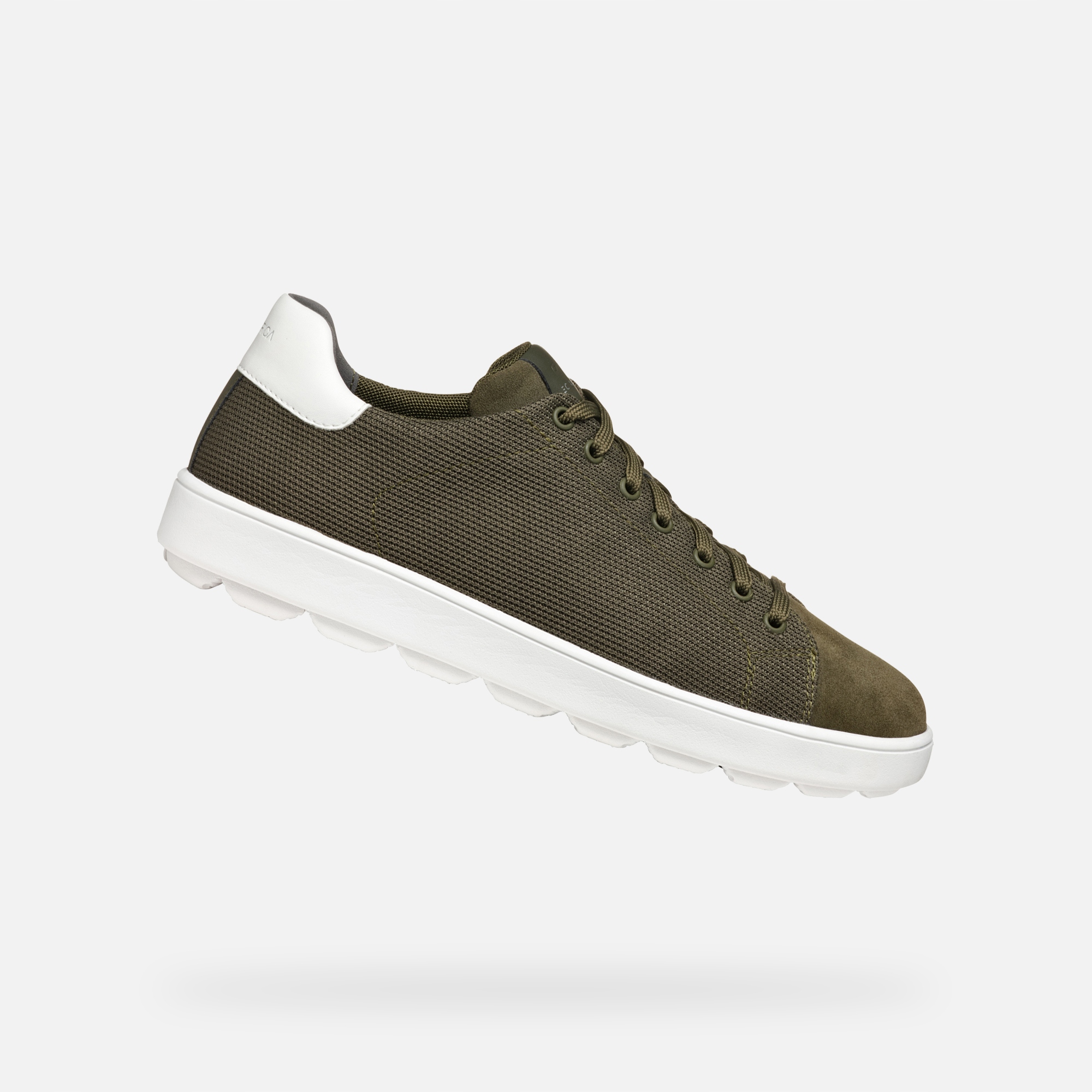 Geox Khaki pánské tenisky Spherica Ecub-1 khaki