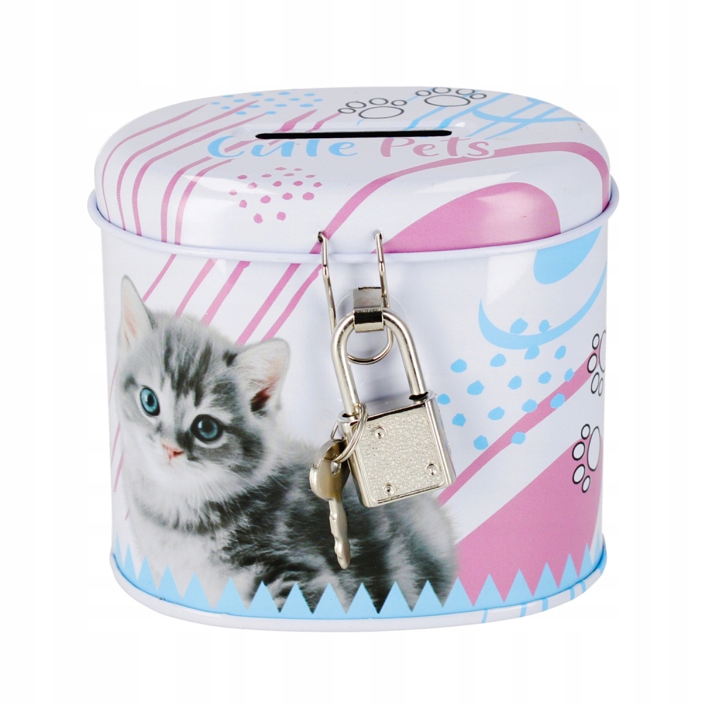 

Skarbonka z kłódką Cute Pets Starpak