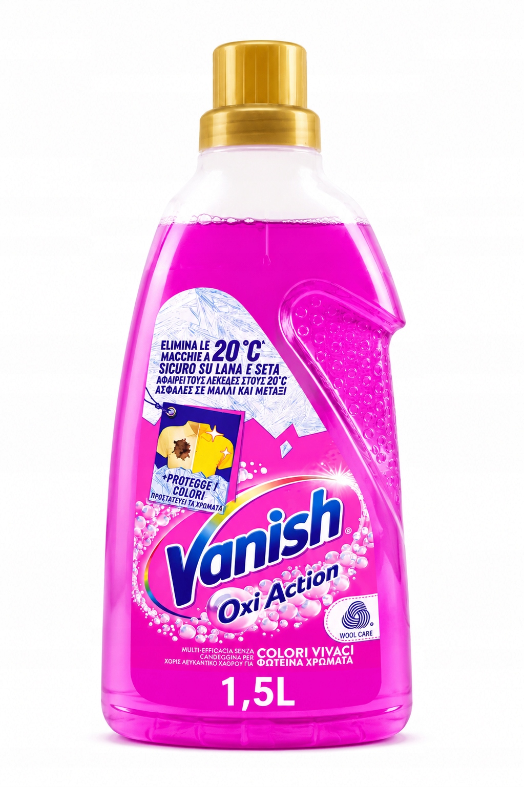 VANISH OXI ACTION PŁYN DO ODPLAMIANIA KOLORÓW 1,5L