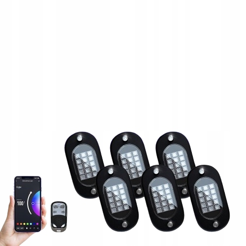 OŚWIETLENIE ZEWNĘTRZNE DO AUTA YILAIE ŚWIATŁA LAMPKI RGB LED POD SAMOCHÓD