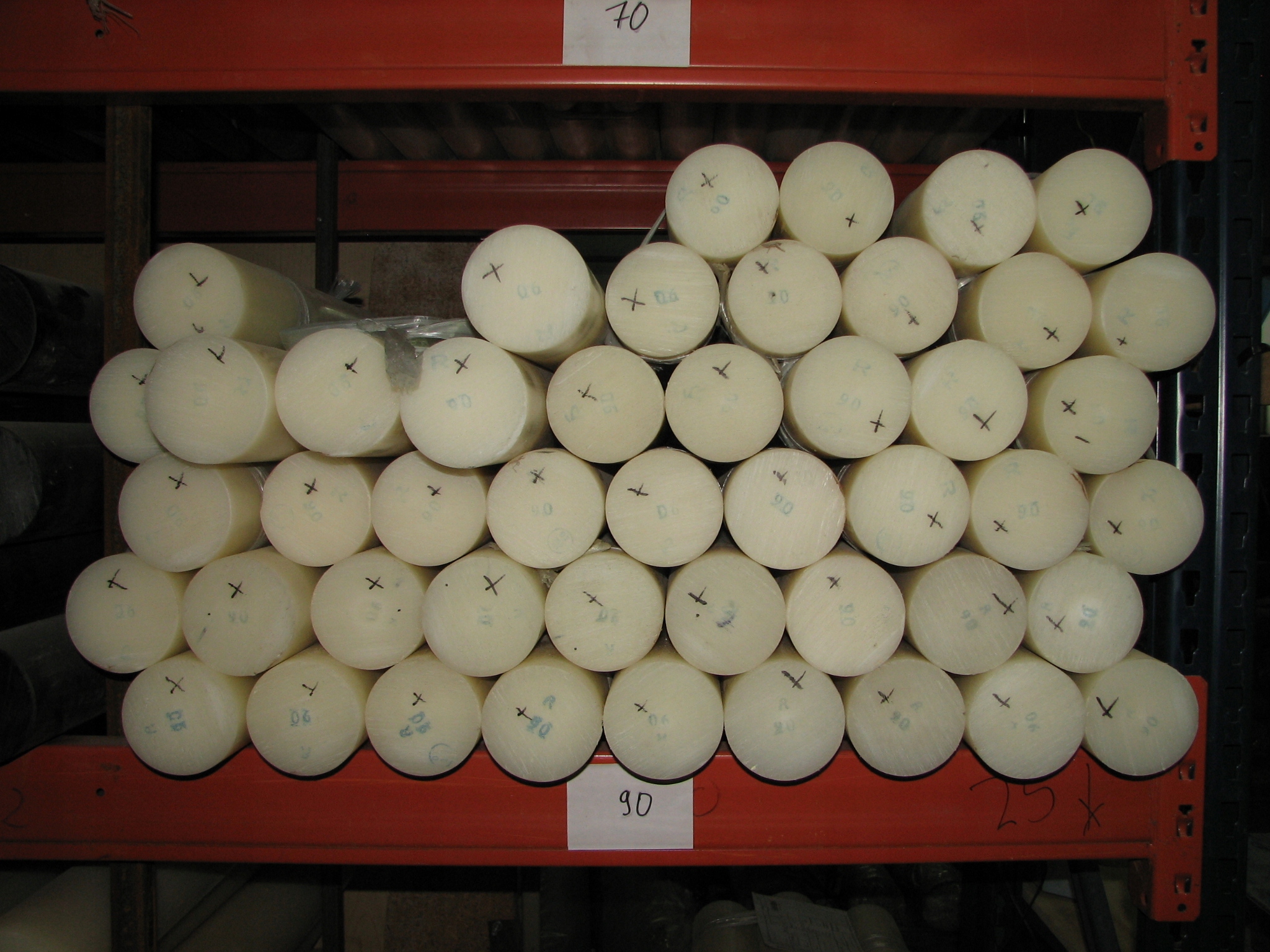 PRĘT WAŁEK POLIAMID fi 65mm dł. 1000mm PA6 naturalny Kod producenta ST300032