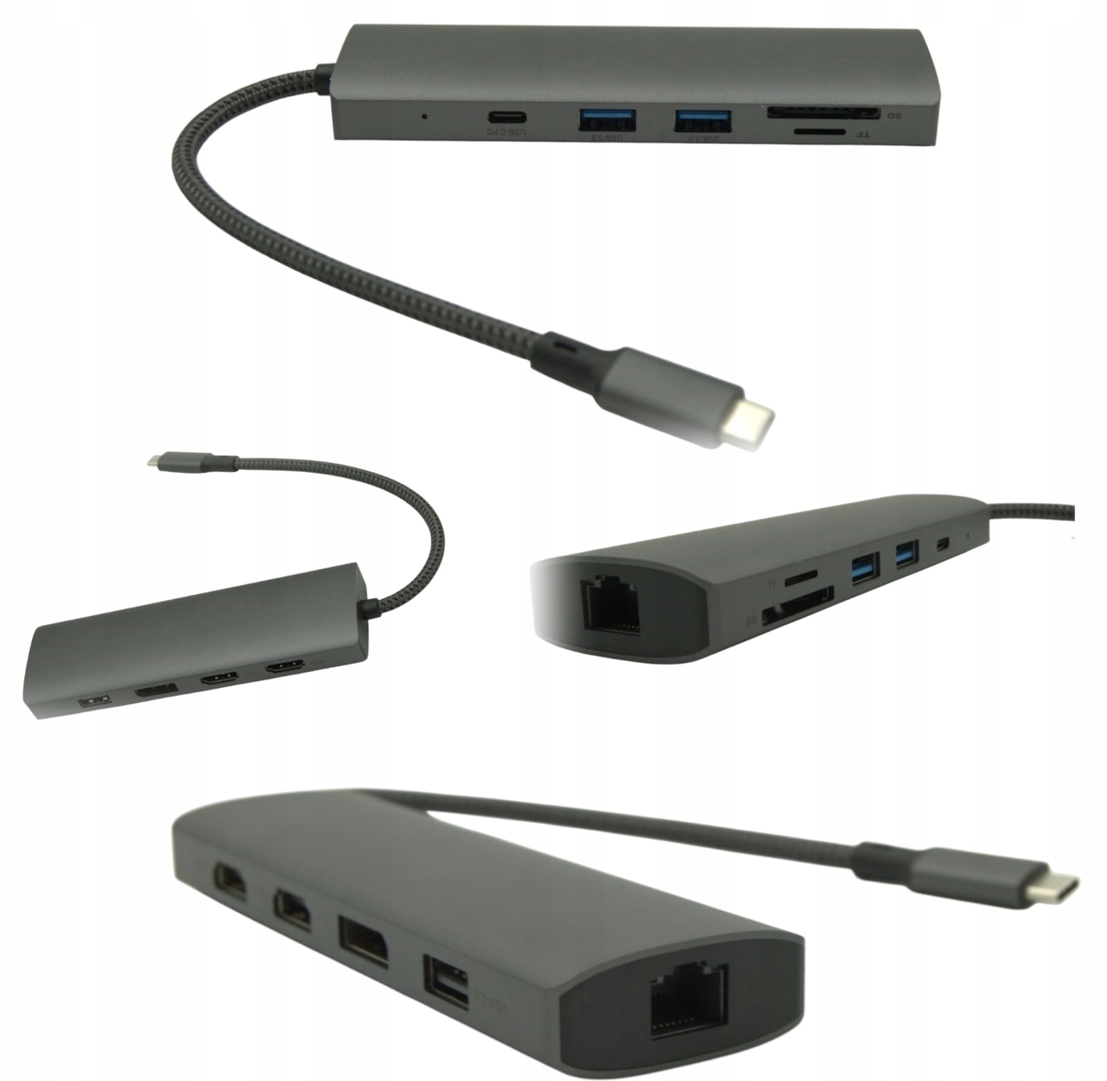 Dokovací stanice Usb-c pro 2 monitory pro notebook a ultrabook Acer