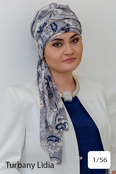 CHUSTA BASIA SZYFON Turbany LIDIA 1/56 Marka inna