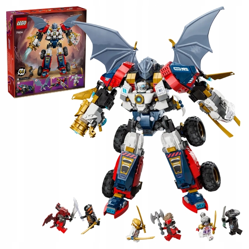 Lego Ninjago Multifunkční Ultramech Zane Sada Kostek Stavebnice Mech