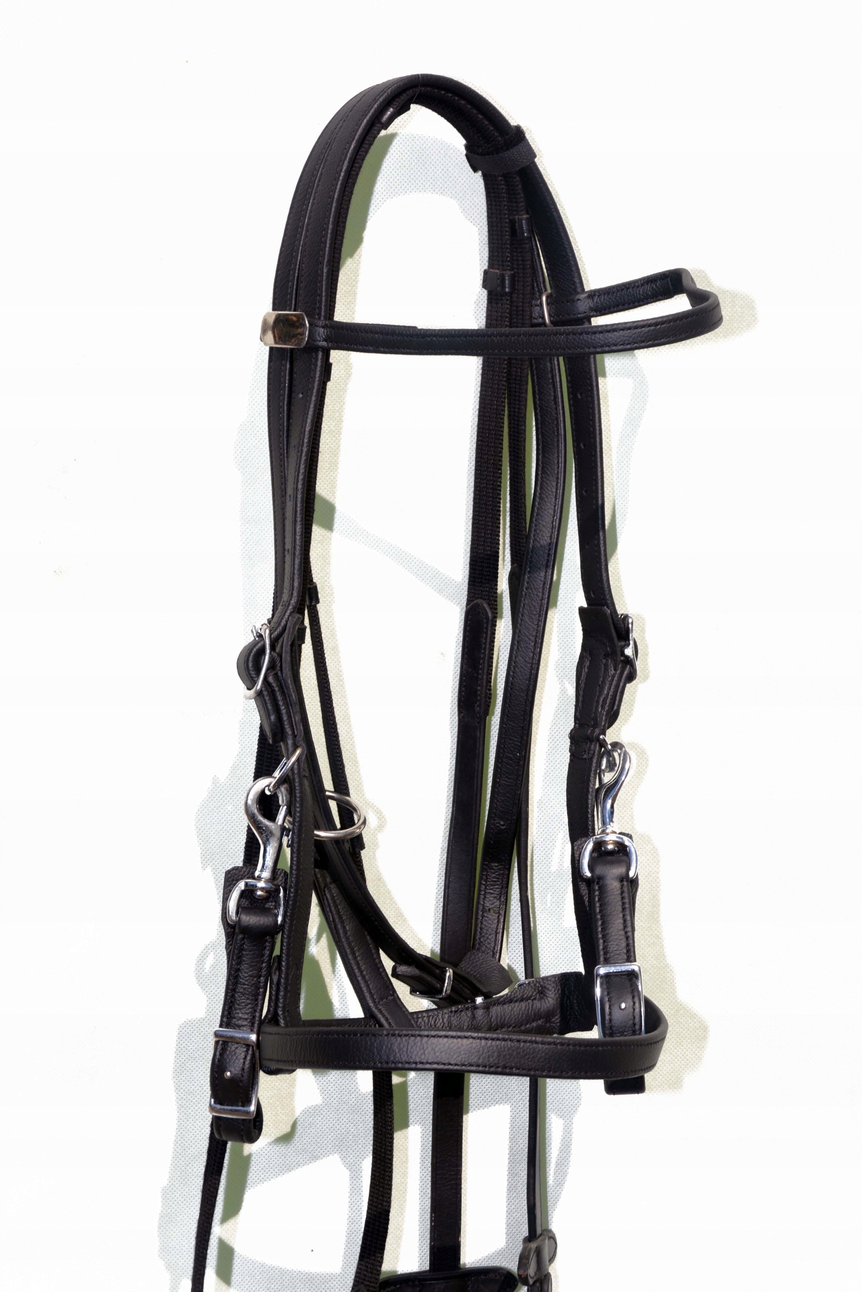 Kantaro Ogłowie+ Wodze Anatomiczne Profilowane Skóra Premium Roz.full