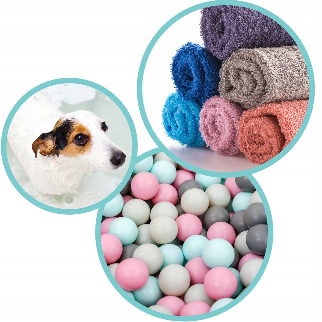 Wanienka dla niemowląt RK-281 biało-niebieska Rico Głębokość produktu 90 cm