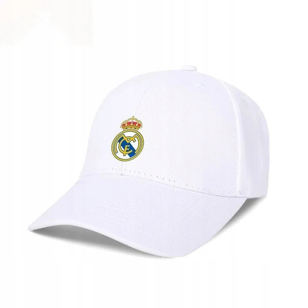 Czapka z daszkiem Real Madrid wielokolorowy r. uniwersalny biała