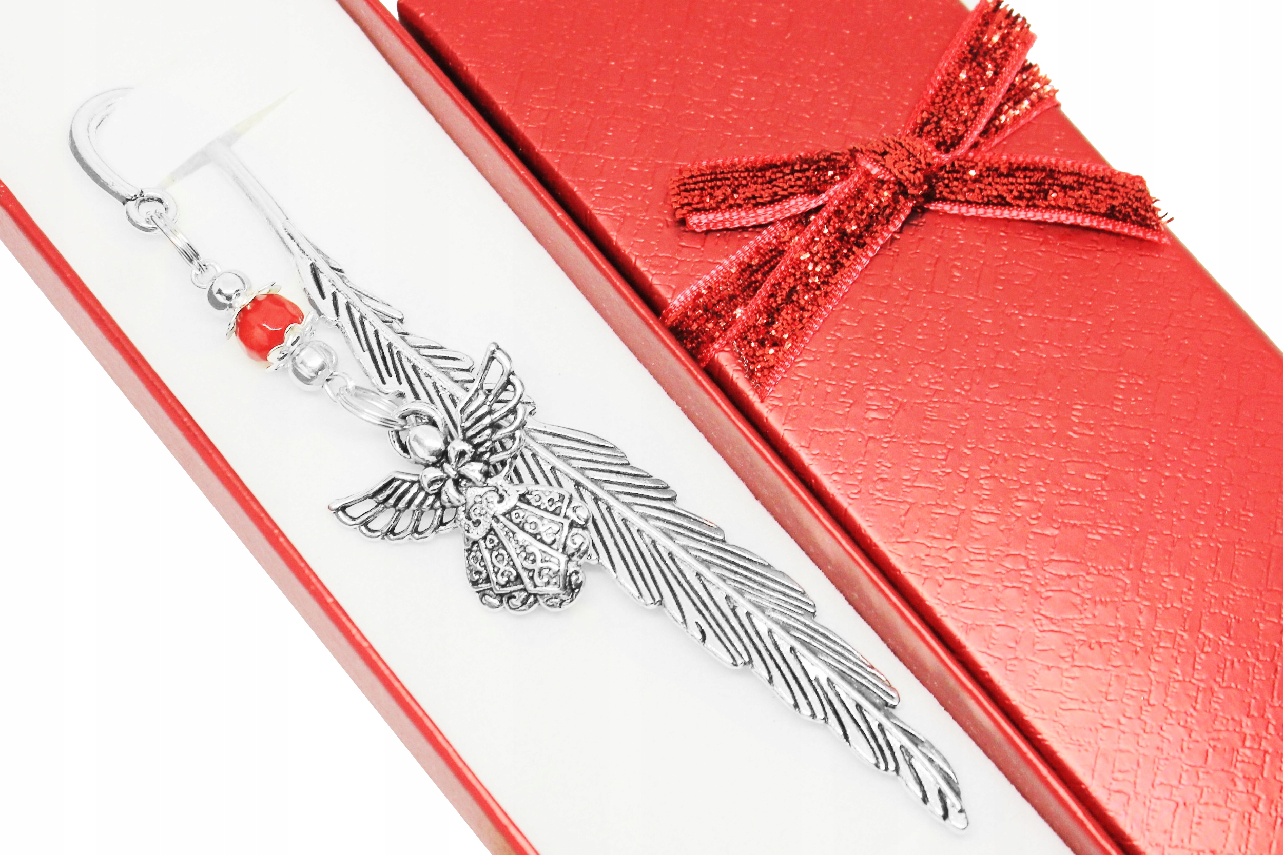 ZAKŁADKA DO KSIĄŻKI ANIOŁ, KORAL, SUPER PREZENT