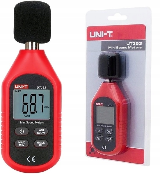 

Uni-t UT353 Miernik dźwięku hałasu Sonometr 130db