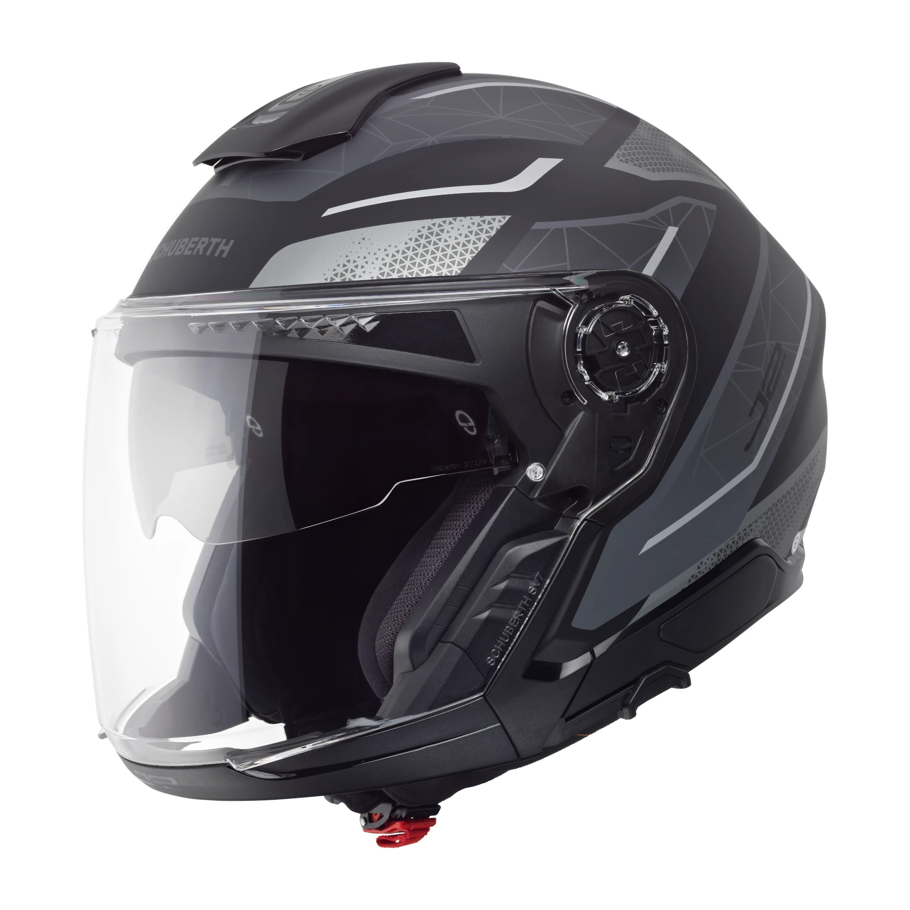 Motocyklová Prilba Schuberth J2 Sigma Grey Matná Otvorená S Blendou r. S