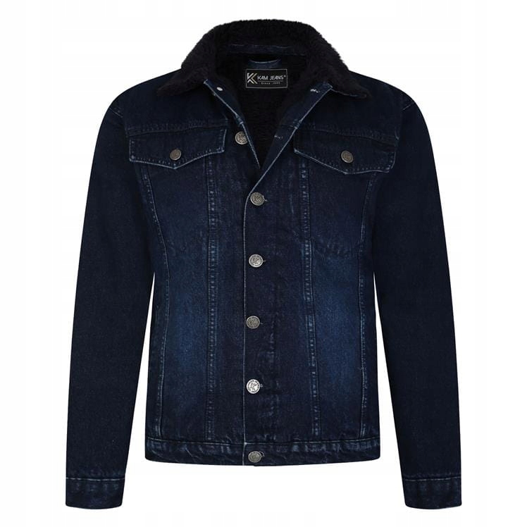 Velká pánská zateplená džínová bunda 408 Kam