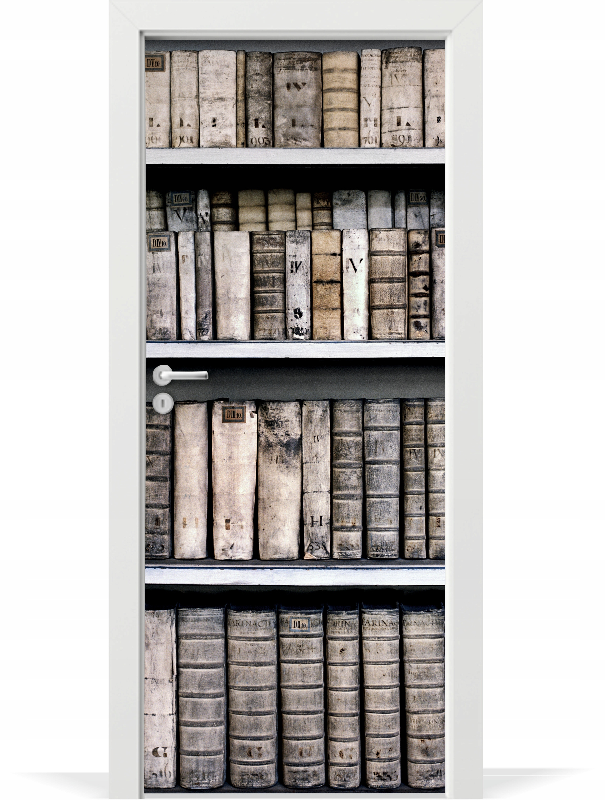 

Naklejka fototapeta na drzwi Półka na książki