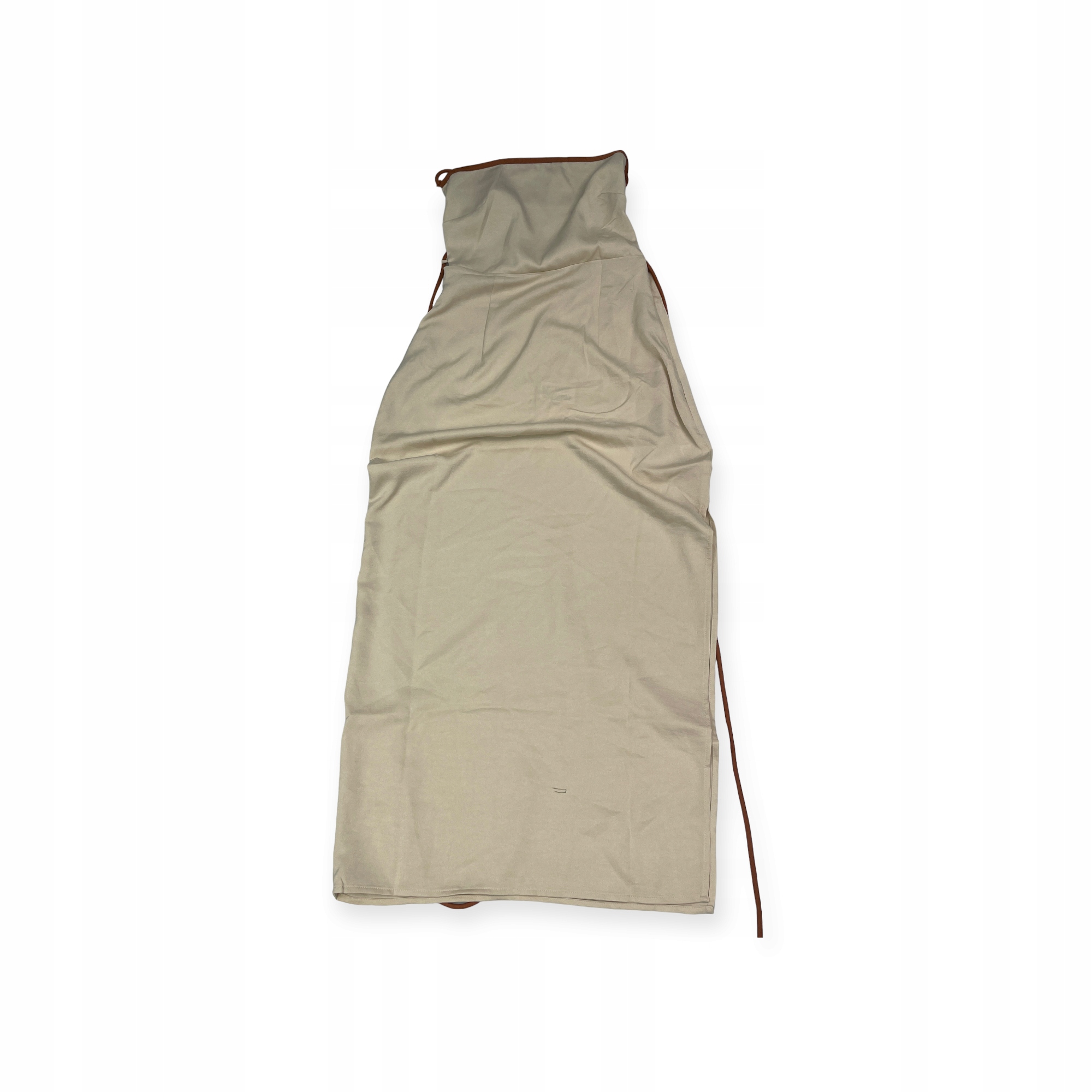 Béžová šaty bez rukávů Meshki S