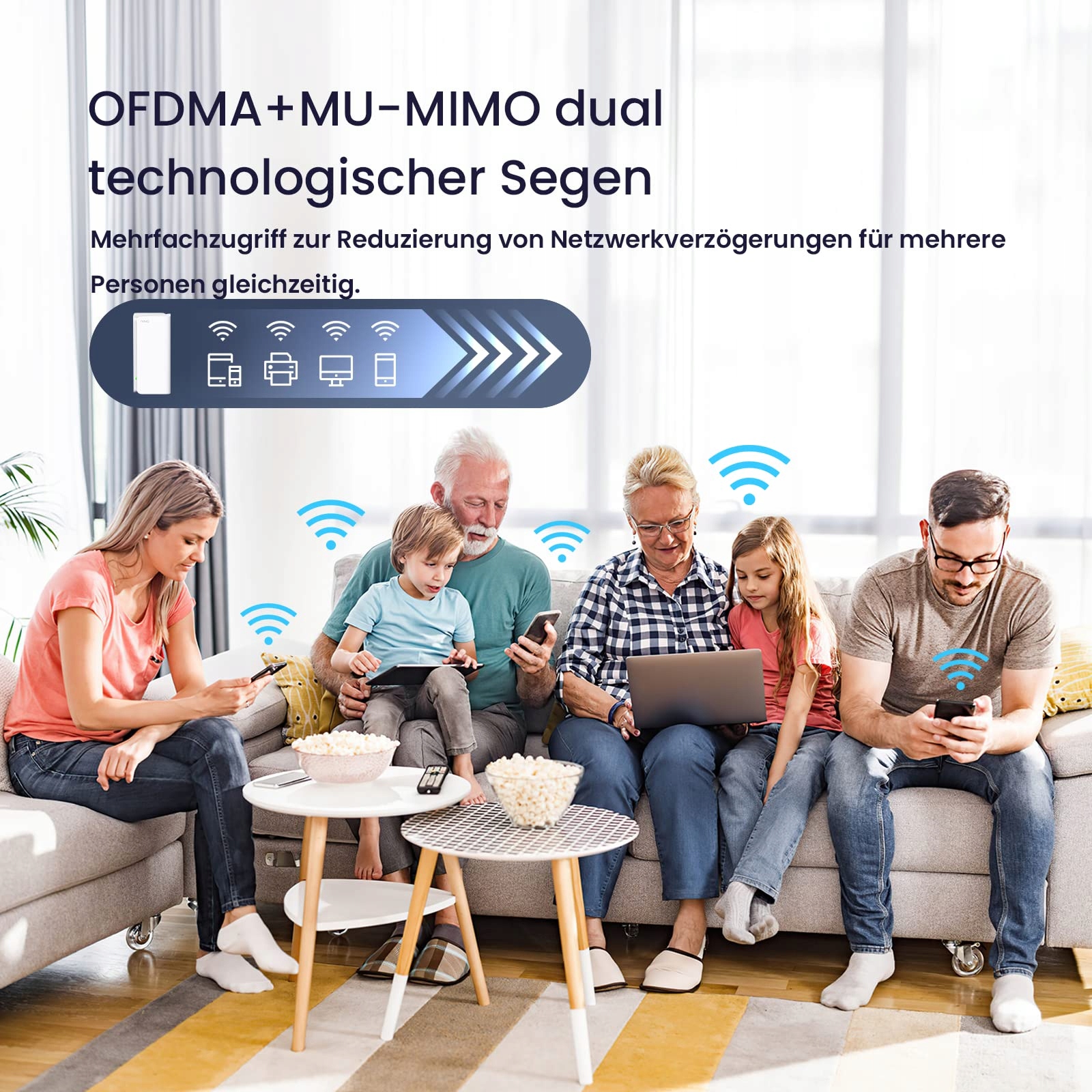 TENDA Nova MX15 Pro System Mesh WiFi 6 AX5400 Dom 4-6 Pokoi 3Pack — miniatura 7