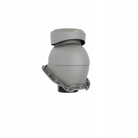Kanalizační Odvětrávač FI110 Pro Trapézové Plechy T14 RAL9007 Sreb.Metal