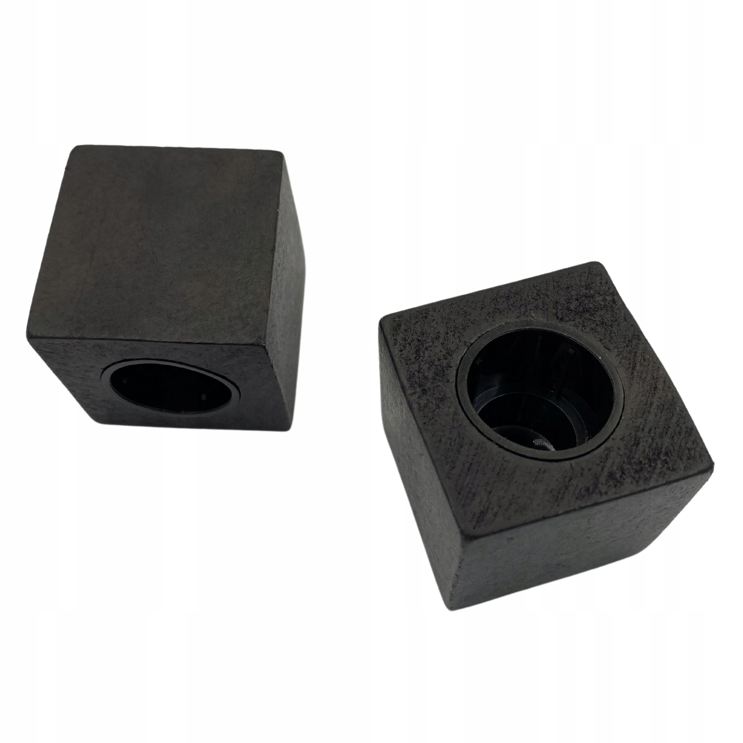 Nasadka Do Butelki Na Perfumy Ozdobna Drewno Fi 15 Black Square Marka Senzi Cosmetics