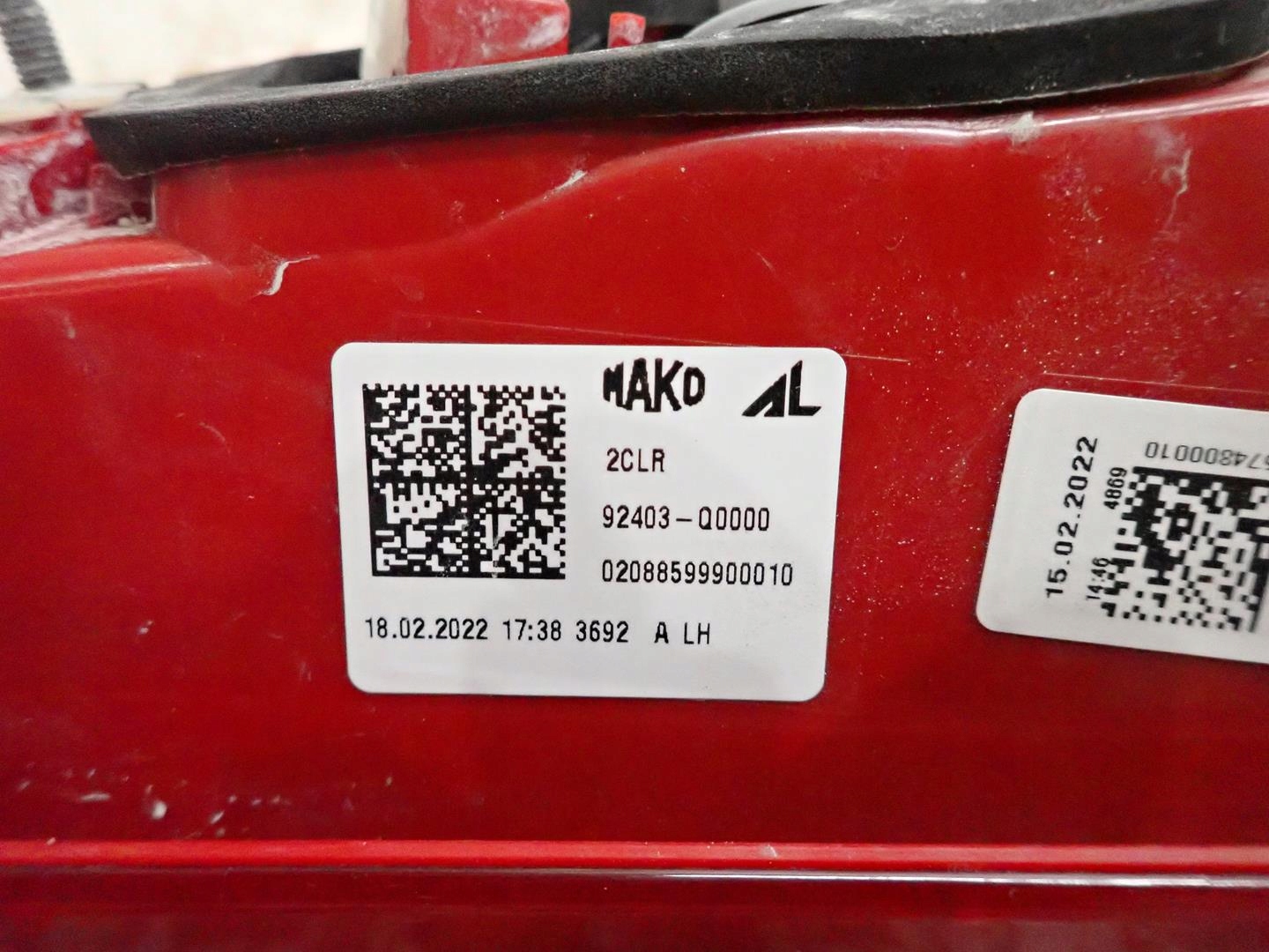 light rear part rear left HYUNDAI I20 III 2020- 92403-Q0000