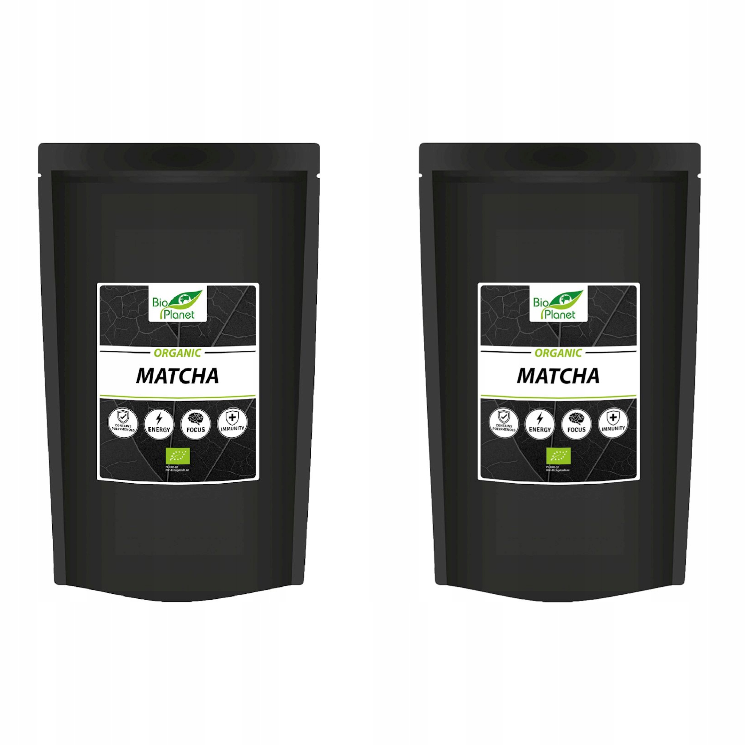 2x Herbata Zielona Matcha Green Tea Powder Bio 500g Bio Planet Internationa