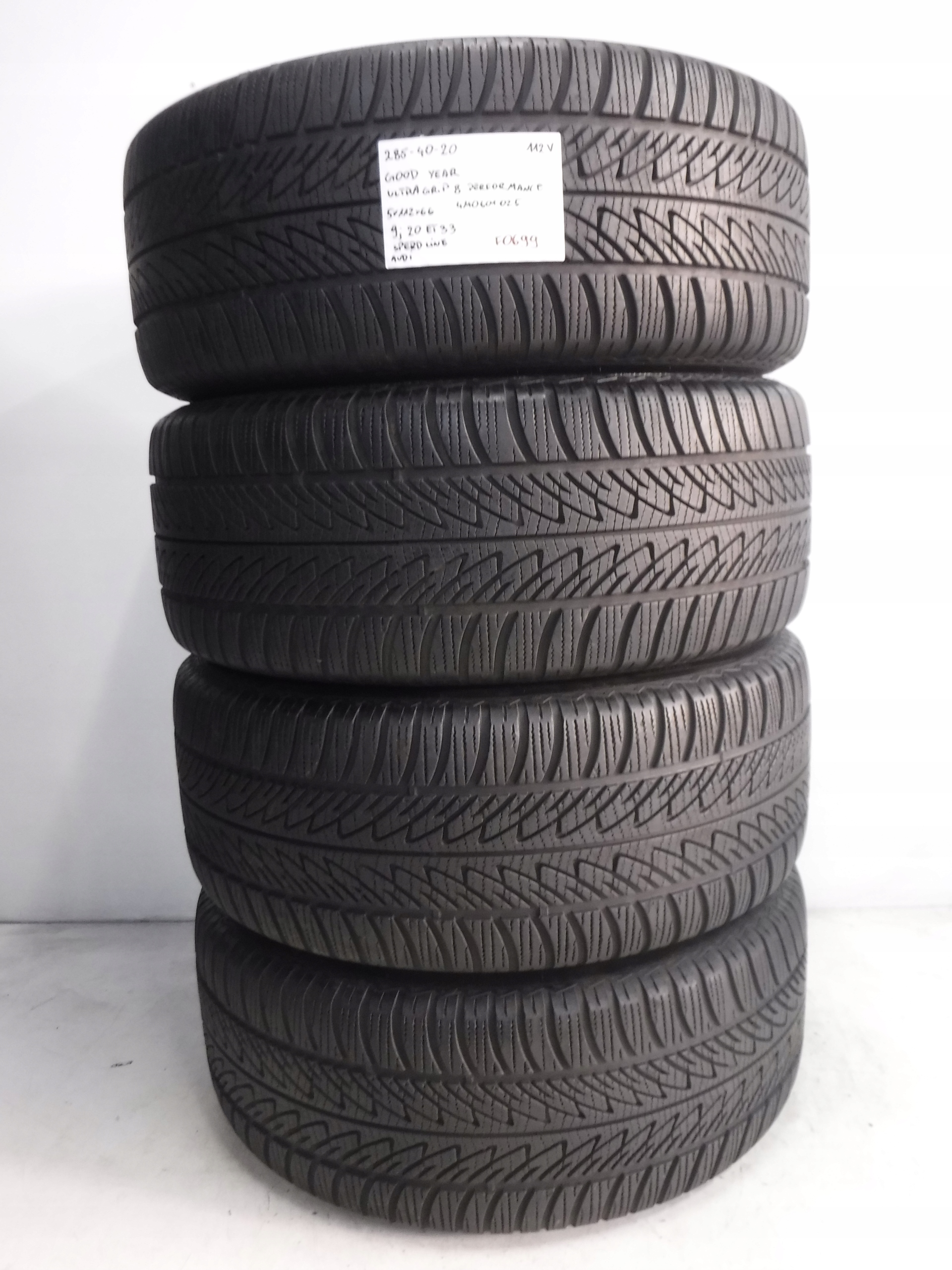 ЗИМОВІ ШИНИ GOODYEAR ULTRAGRIP 8 285/45/20 112V