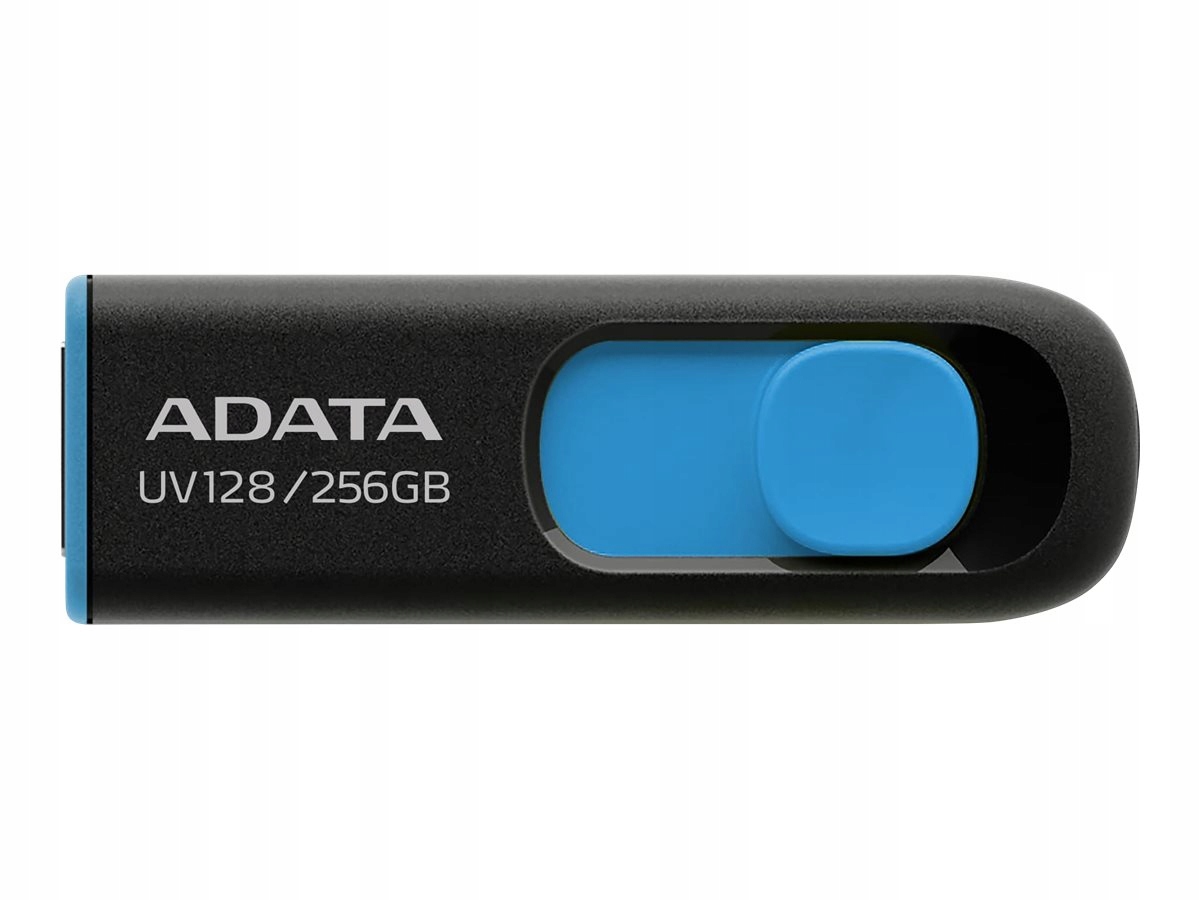 Adata Pamięć Usb UV128 256 Gb Gen1 Czarno-Niebieska