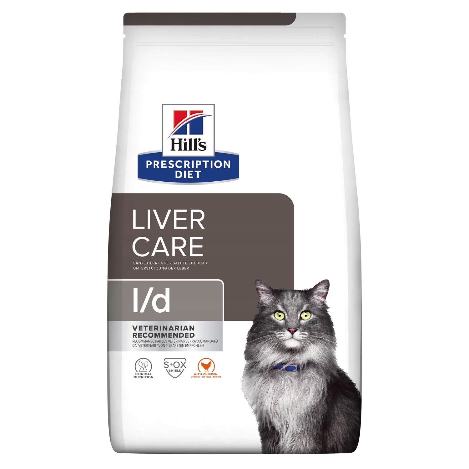 Levně Hill's Pd Prescription Diet Feline L/d 1,5kg Veterinární Dieta pro Kočky s Jaterními Potížemi