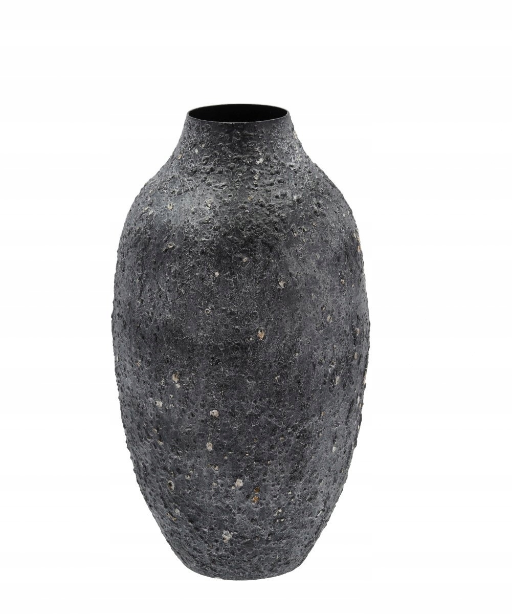 Villa Collection Torden Váza Podlahová 43 cm Kovová Čierna