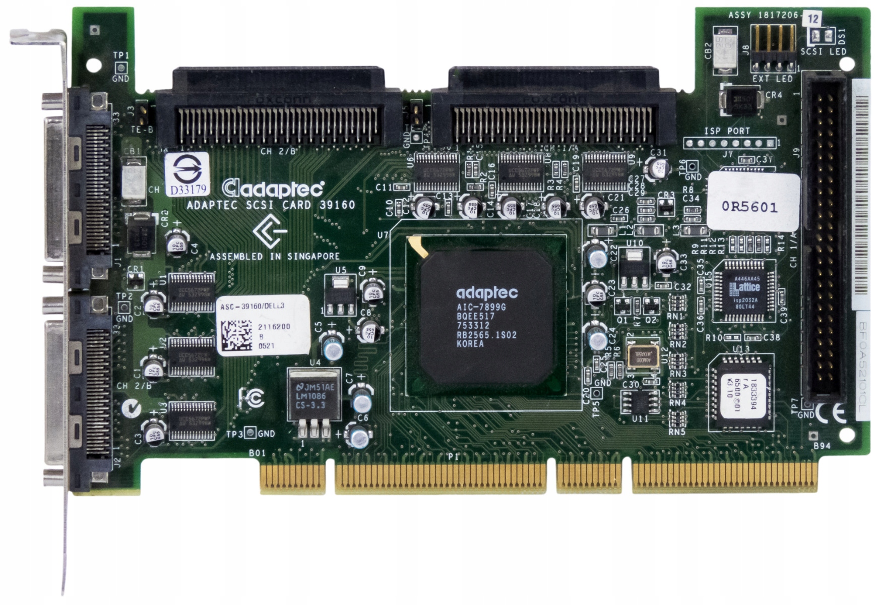 Řadič Dell 0R5601 Scsi Pci-x ASC-39160/ Dell 3