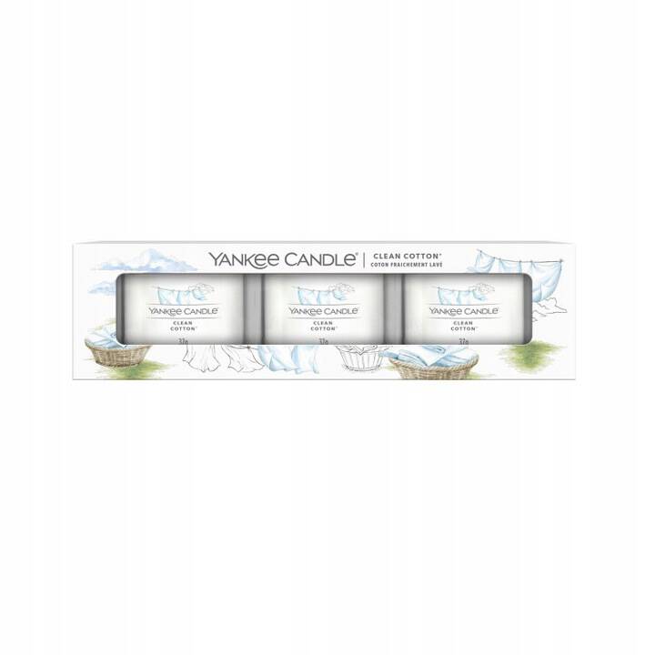 

Clean Cotton Yankee Candle mini świeca 3 pack