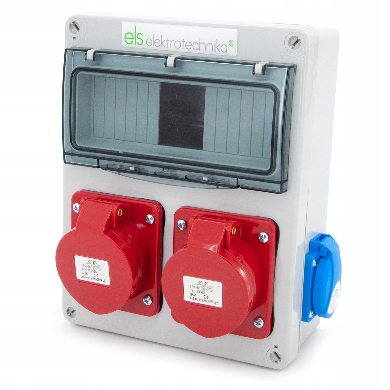 Stavební Rozvaděč Elektrická Skříňka 2x230V 2x16A/5 Nezabezpečená