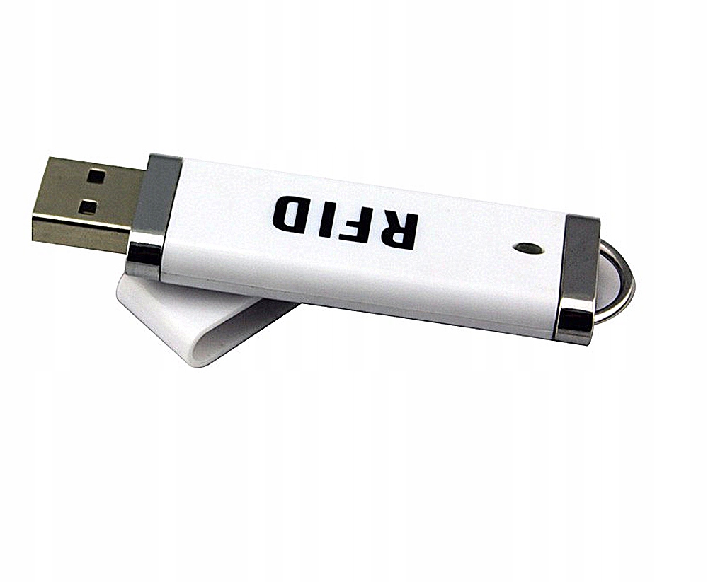CZYTNIK RFID PENDRIVE KIESZONKOWY USB MOBILNY 125KHz DO LAPTOPA TELEFONU