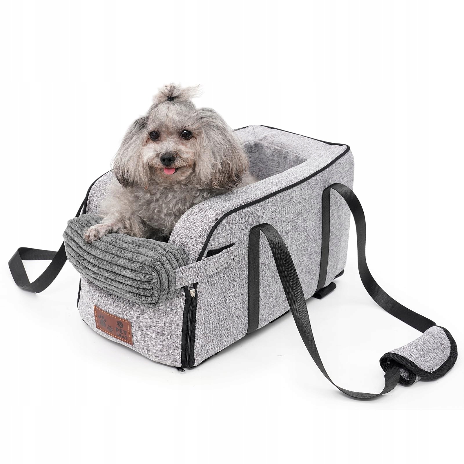 Levně Přepravka Autosedačka pro psy a kočky do 6 kg Arkyomi šedá