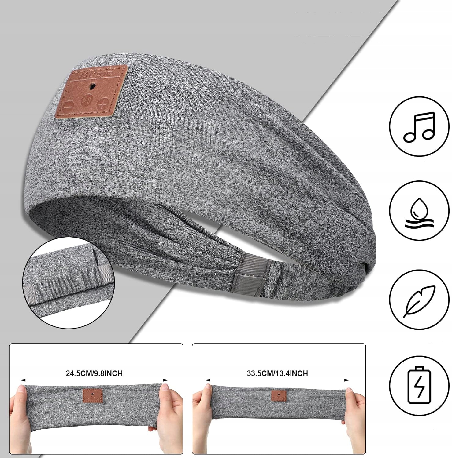 OPASKA SŁUCHAWKI BEZPRZEWODOWE BLUETOOTH SPORTOWE NAUSZNE DO BIEGANIA Typ bezprzewodowe